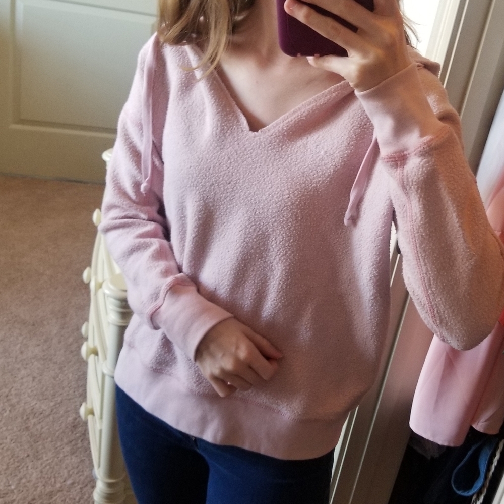 Pink American Eagle Hoodie